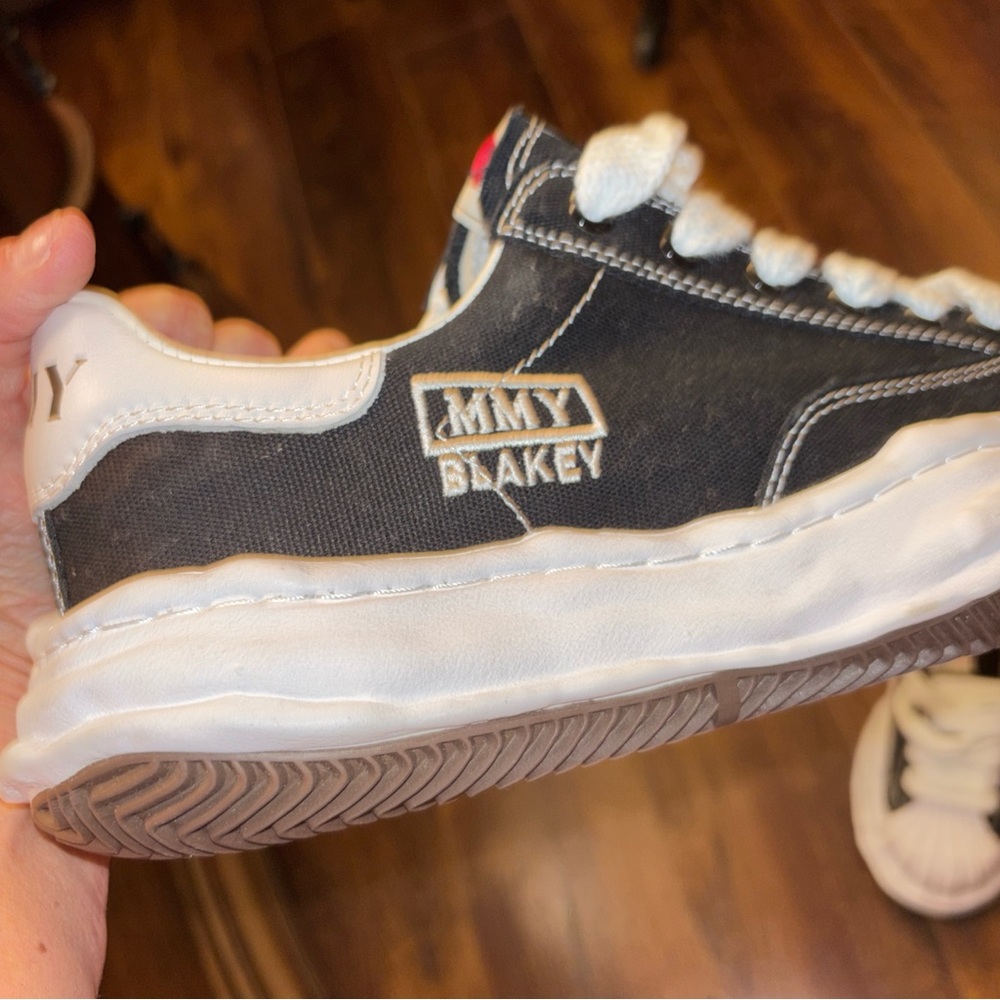 Rare Maison Mihara Yasuhiro MMY Blakey Shell Toe Sneakers Size 42 - High Top - Picture 8 of 12
